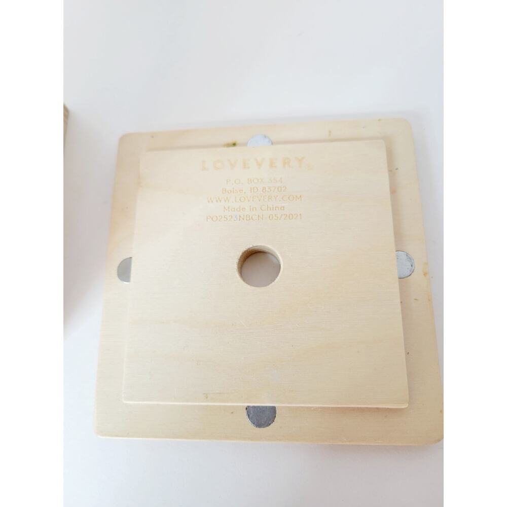 Lovevery Magic Tissue Box Wood Developmental Montessori - Picture 4 of 5
